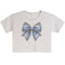 Denim Bow Short Sleeve Tee - Denny's