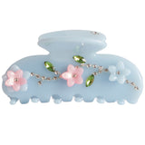 3D Floral Accent Claw Clip - Denny's