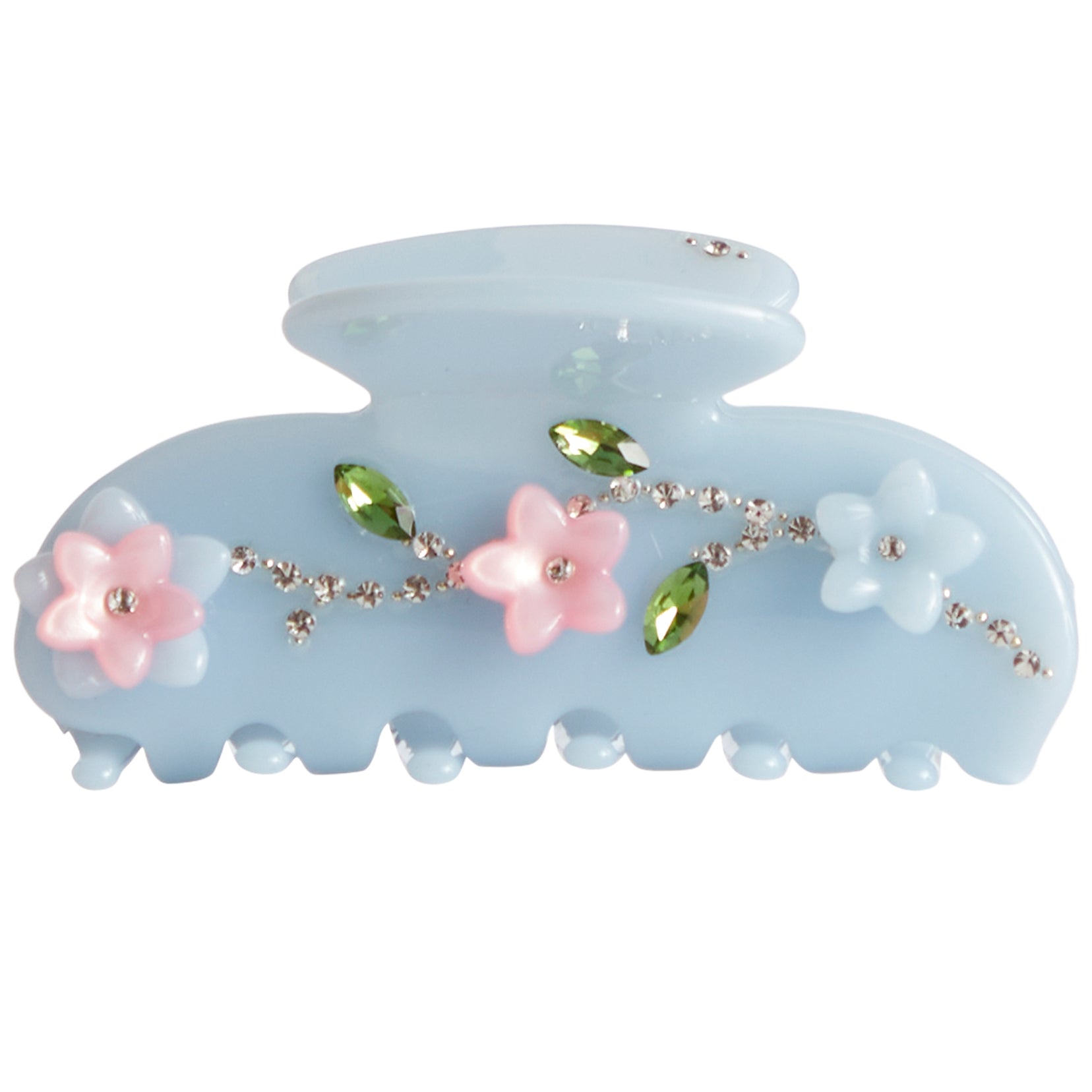 3D Floral Accent Claw Clip - Denny's
