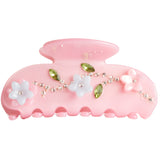3D Floral Accent Claw Clip - Denny's