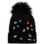 Gummy Bear Fur Pom Hat - Denny's