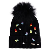Gummy Bear Fur Pom Hat - Denny's