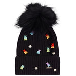 All Over Gummy Hat with Pom - Denny's
