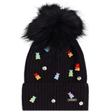 All Over Gummy Hat with Pom - Denny's