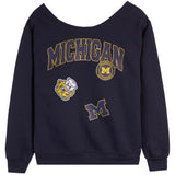 Michigan 3 Patch Off Shoulder