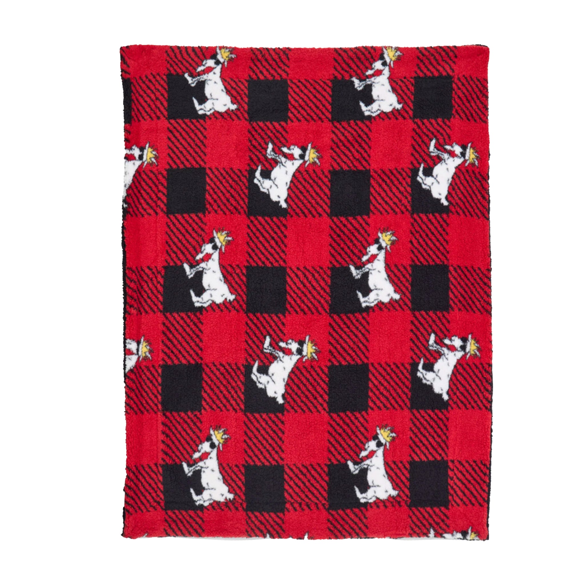 Buffalo Check Dorm Sherpa Blanket - Denny's