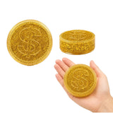 Gold Glitter Coin Squishy