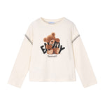 Enjoy Bear Ruffle Long Sleeve - Denny's