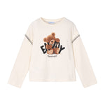 Enjoy Bear Ruffle Long Sleeve - Denny's