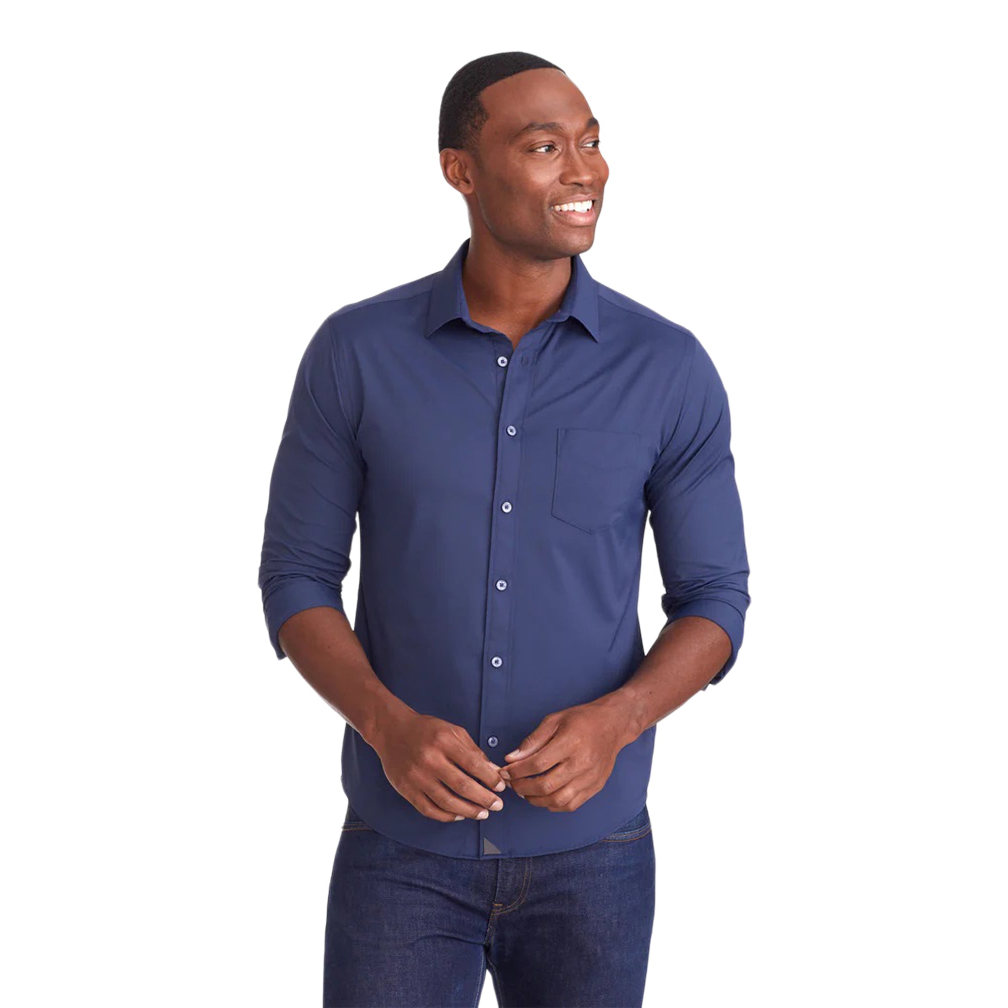 Wrinkle Free Performance Gironde Dress Shirt - Denny's