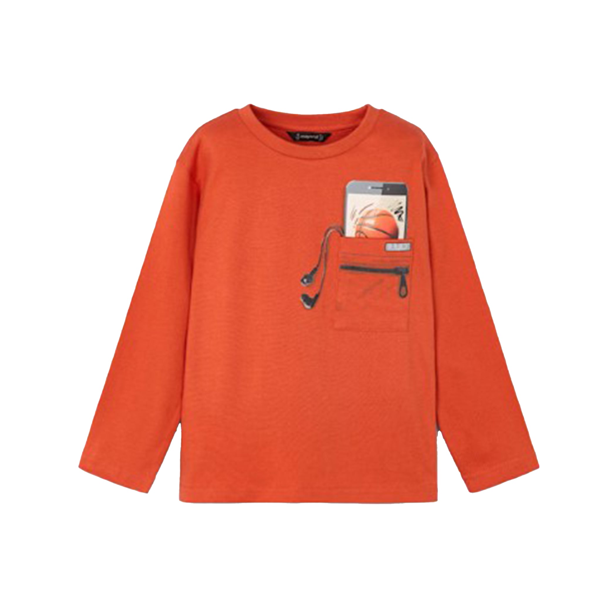 Basketball Phone Long Sleeve Tee - Denny's
