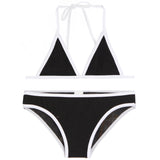 2pc RIb Bikini With White Trim