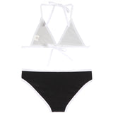 2pc RIb Bikini With White Trim