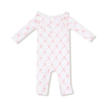 Ribbon Bow Trellis Ruffle Coverall - Denny's