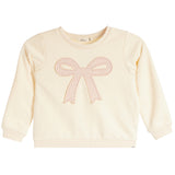Bow Applique Sweatshirt