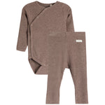 Wrap Onesie & Legging Rib Set - Denny's