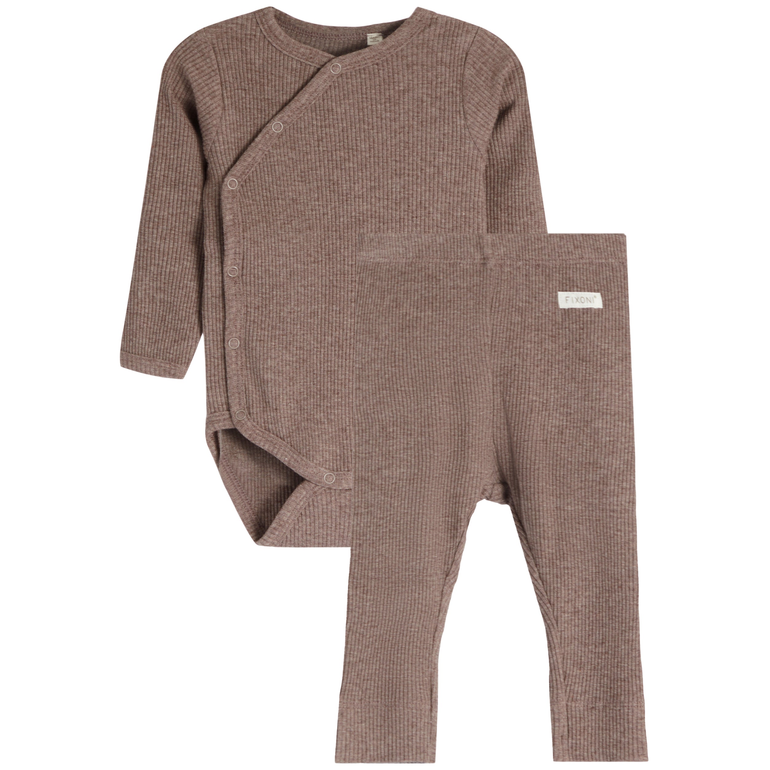 Wrap Onesie & Legging Rib Set - Denny's