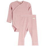 Wrap Onesie & Legging Rib Set - Denny's
