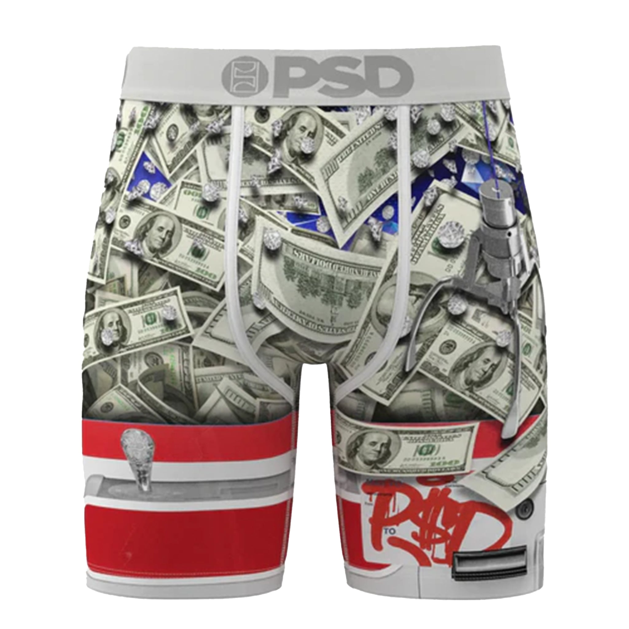 Money Grab Mens Boxer Brief - Denny's