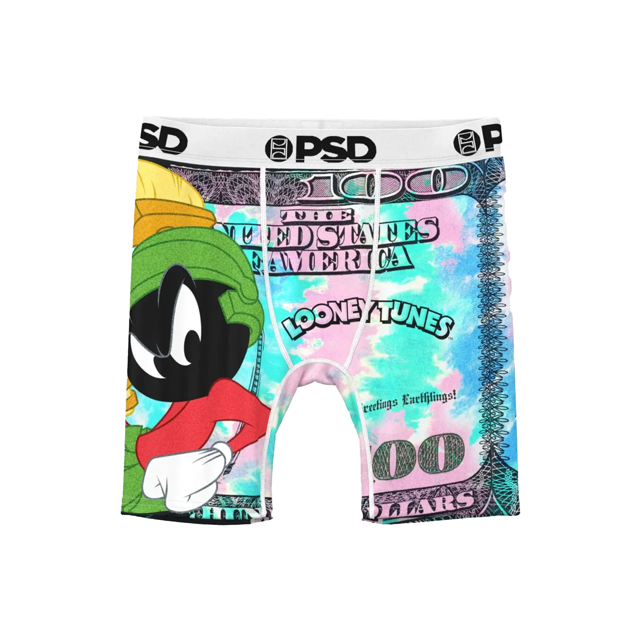 Marvin 100th Looney Tune Boxer Briefs -  Youth - Denny's