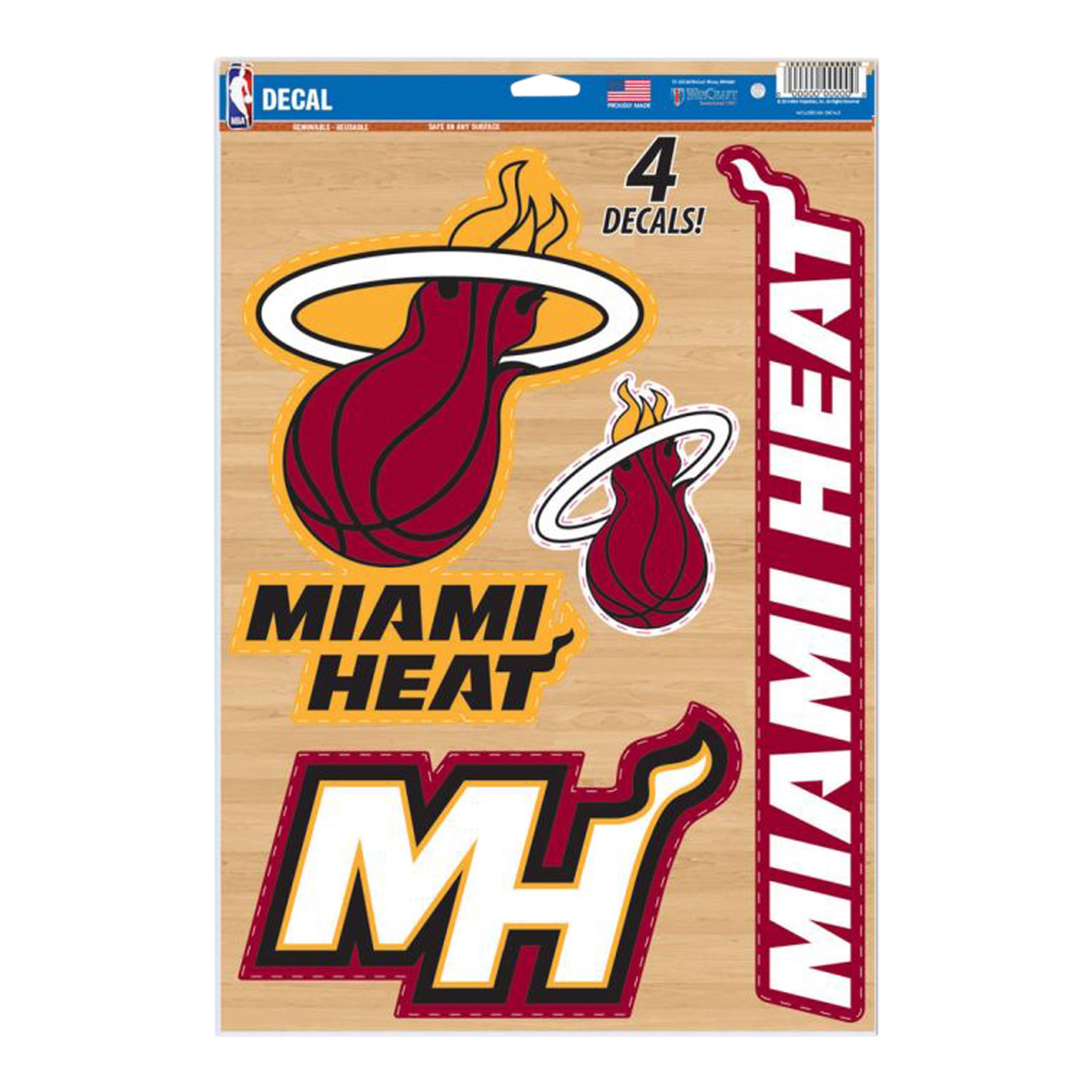 MIAMI HEAT Decal 11x17 - Denny's