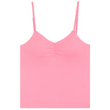 Cinch Front Shelf Bra Cami