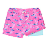 The Great Pink Sharks Brief Lined Swim