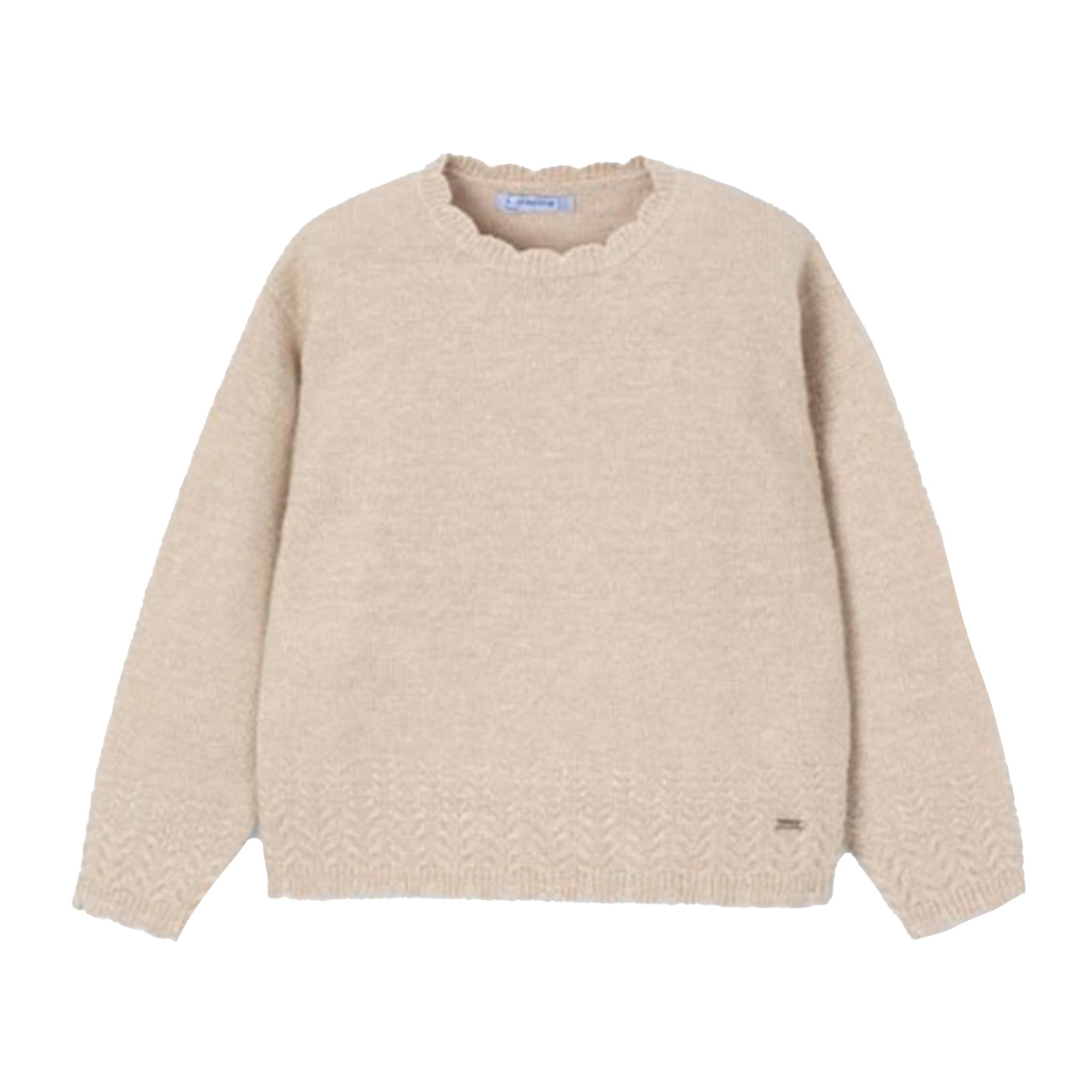 Scallop Trim Sweater - Denny's