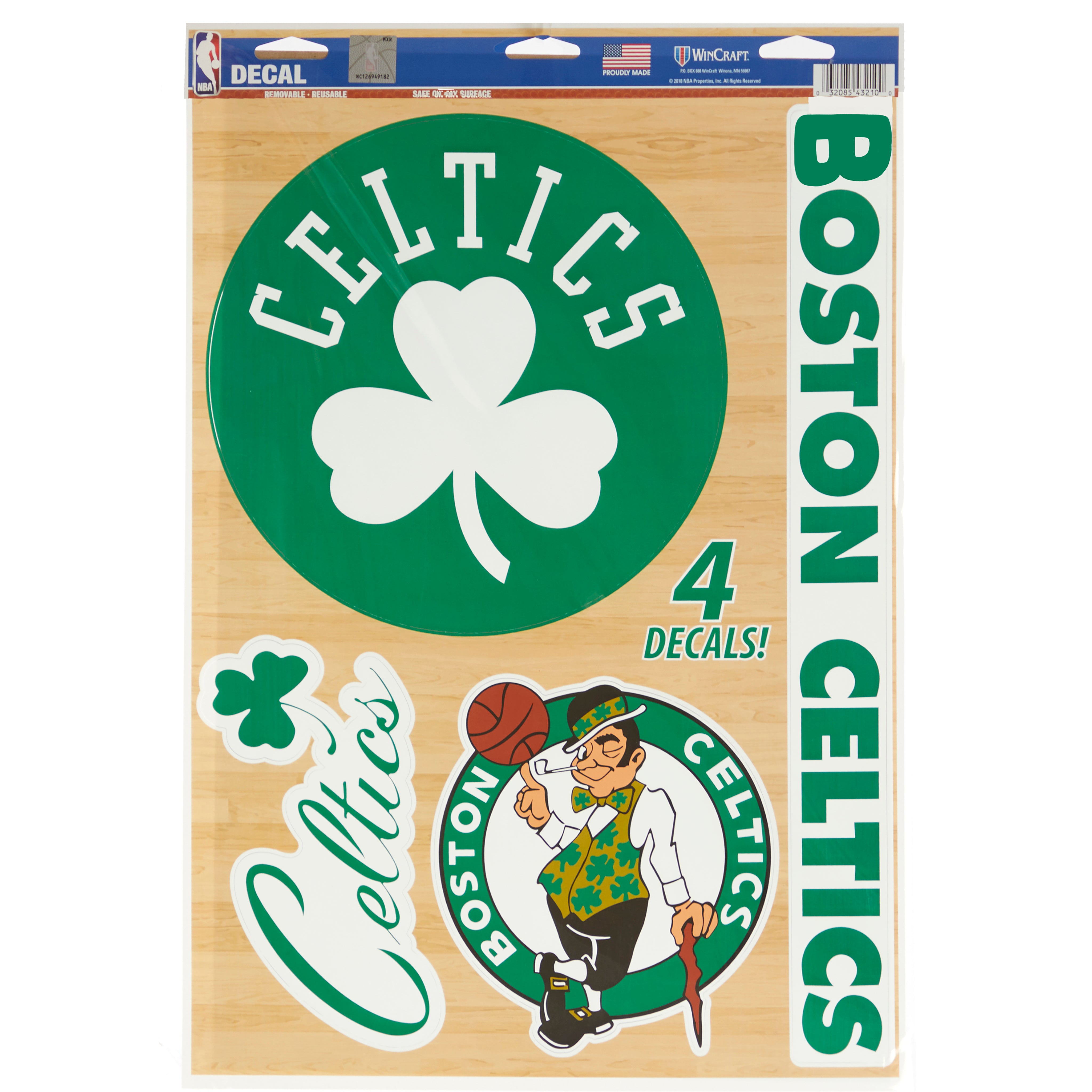 BOSTON CELTIC Decal 11x17 - Denny's