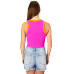 Tow Toned  RIbbed Tank - Denny's
