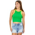 Tow Toned  RIbbed Tank - Denny's