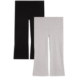2pk Solid Flare Leggings