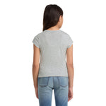 Rouched Side Short Sleeve Tee - Denny's
