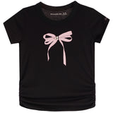 Short Sleeve Tee With Bow - Denny's