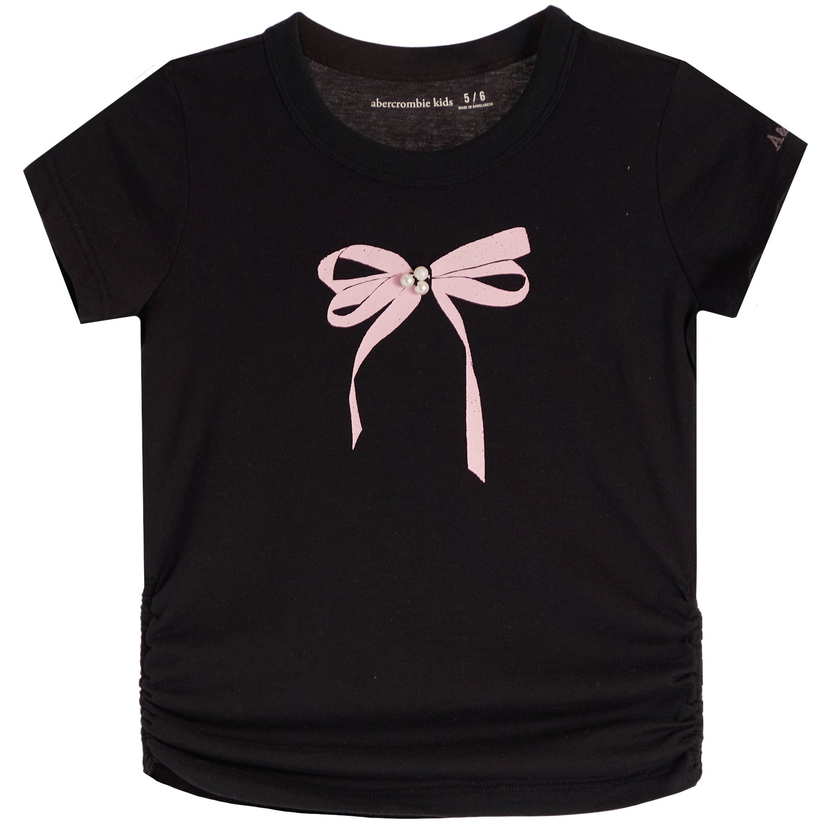 Short Sleeve Tee With Bow - Denny's