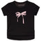 Short Sleeve Tee With Bow - Denny's