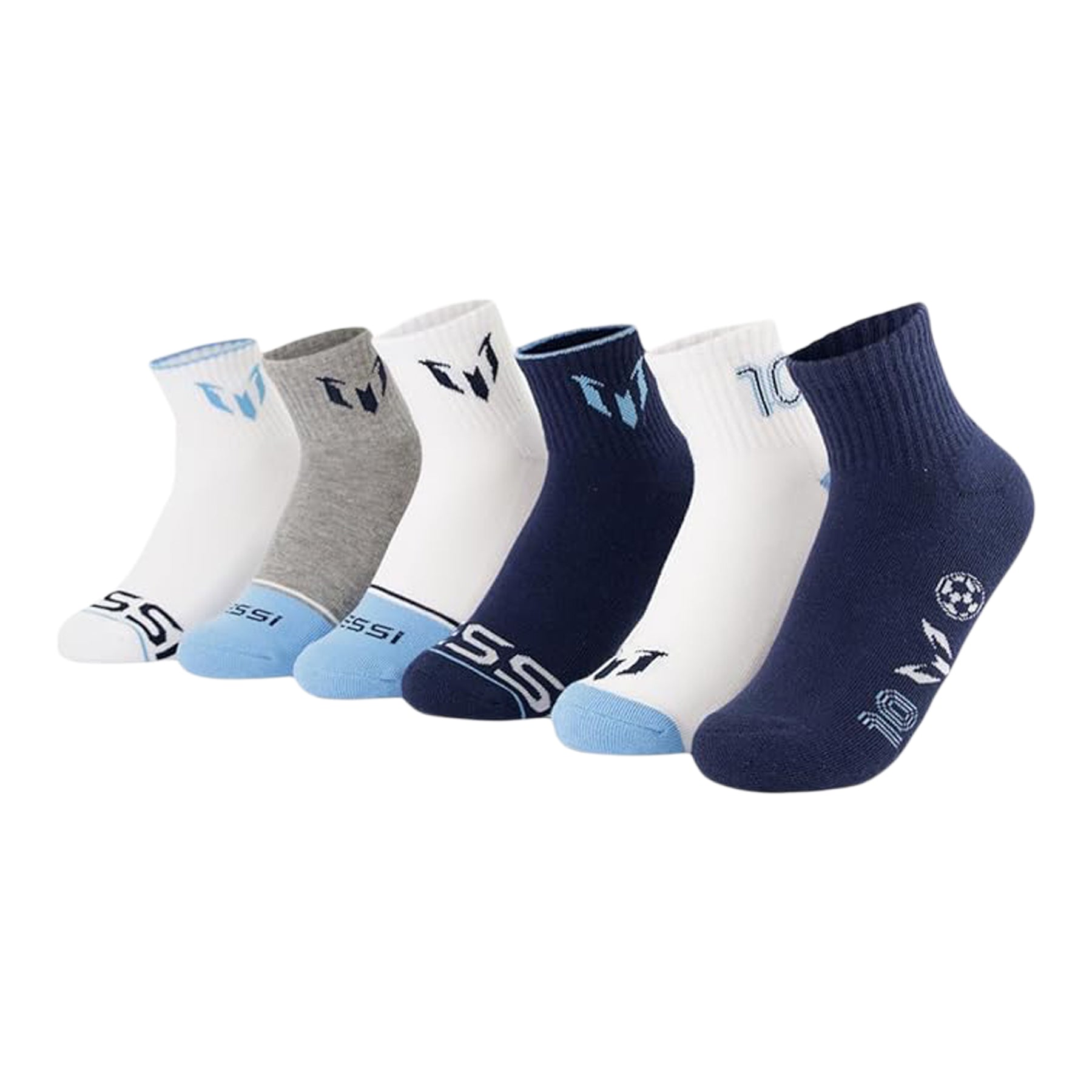 Messi 6pk Qtr Ankle Sock - Denny's