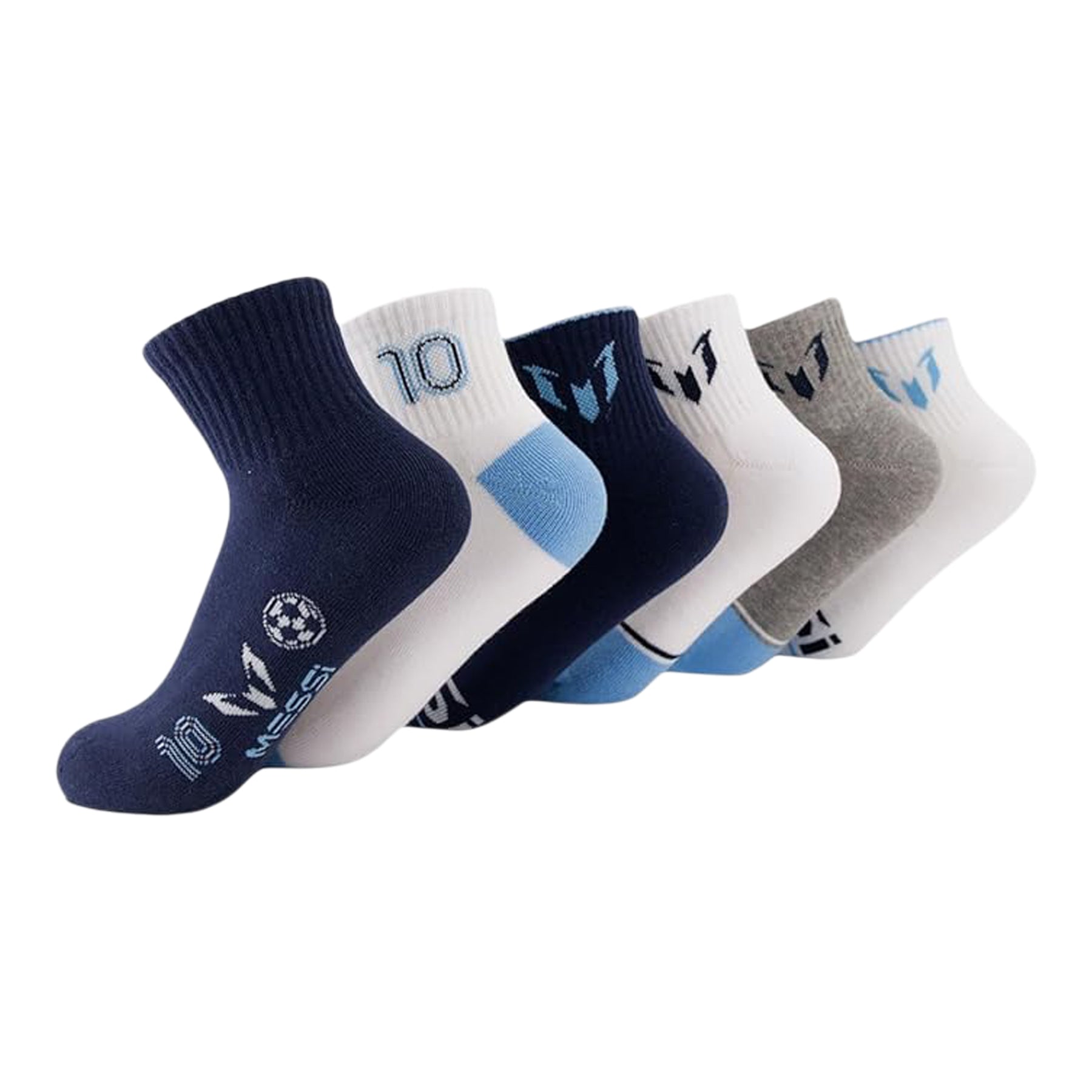 Messi 6pk Qtr Ankle Sock - Denny's