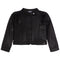 Ruffle Faux Leather Jacket - Denny's