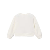 All Over Crystals Long Sleeve Sweater