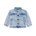 Ruffle Denim Jacket - Denny's