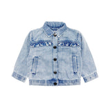 Ruffle Denim Jacket - Denny's