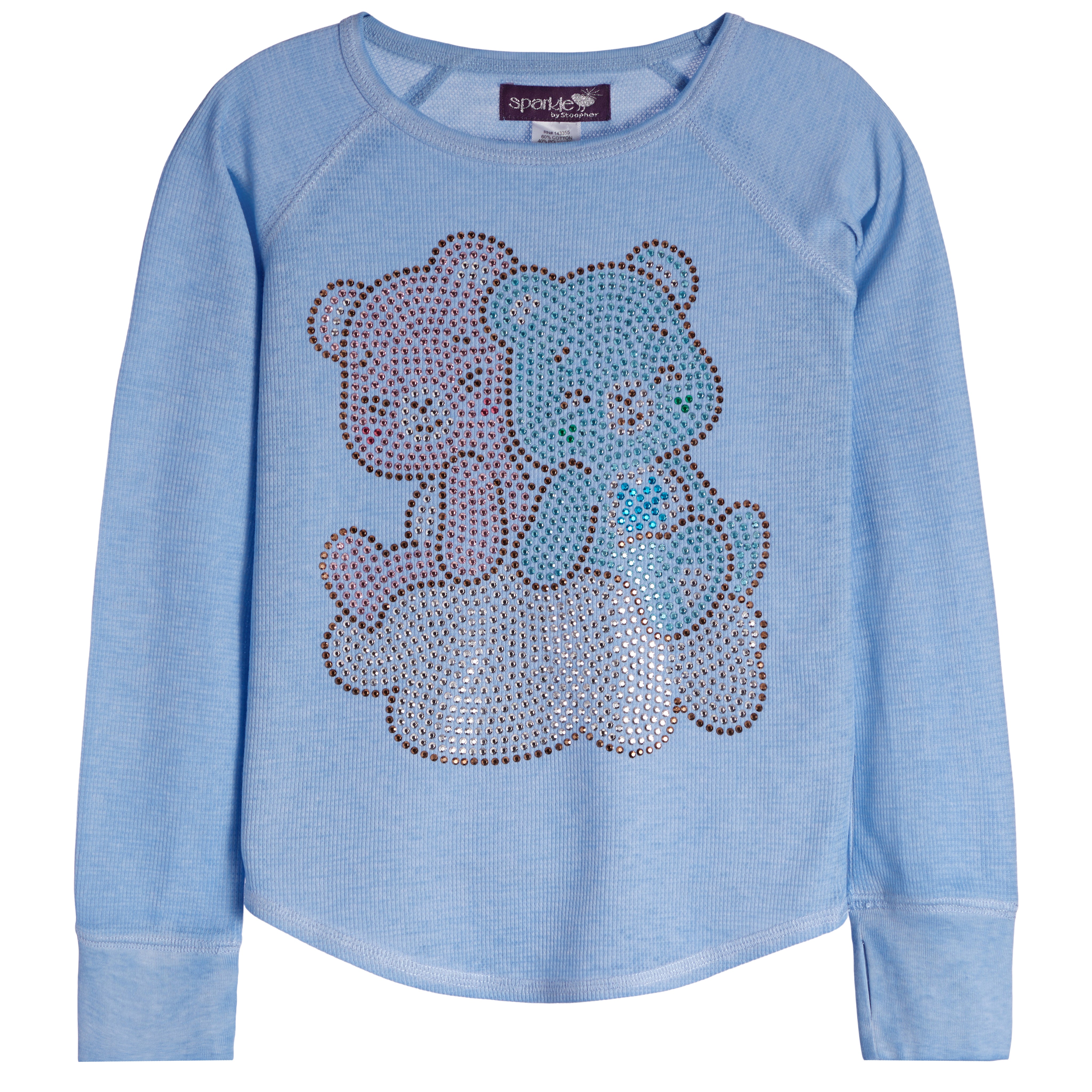 Rhinstone Bears Long Sleeve Thermal - Denny's
