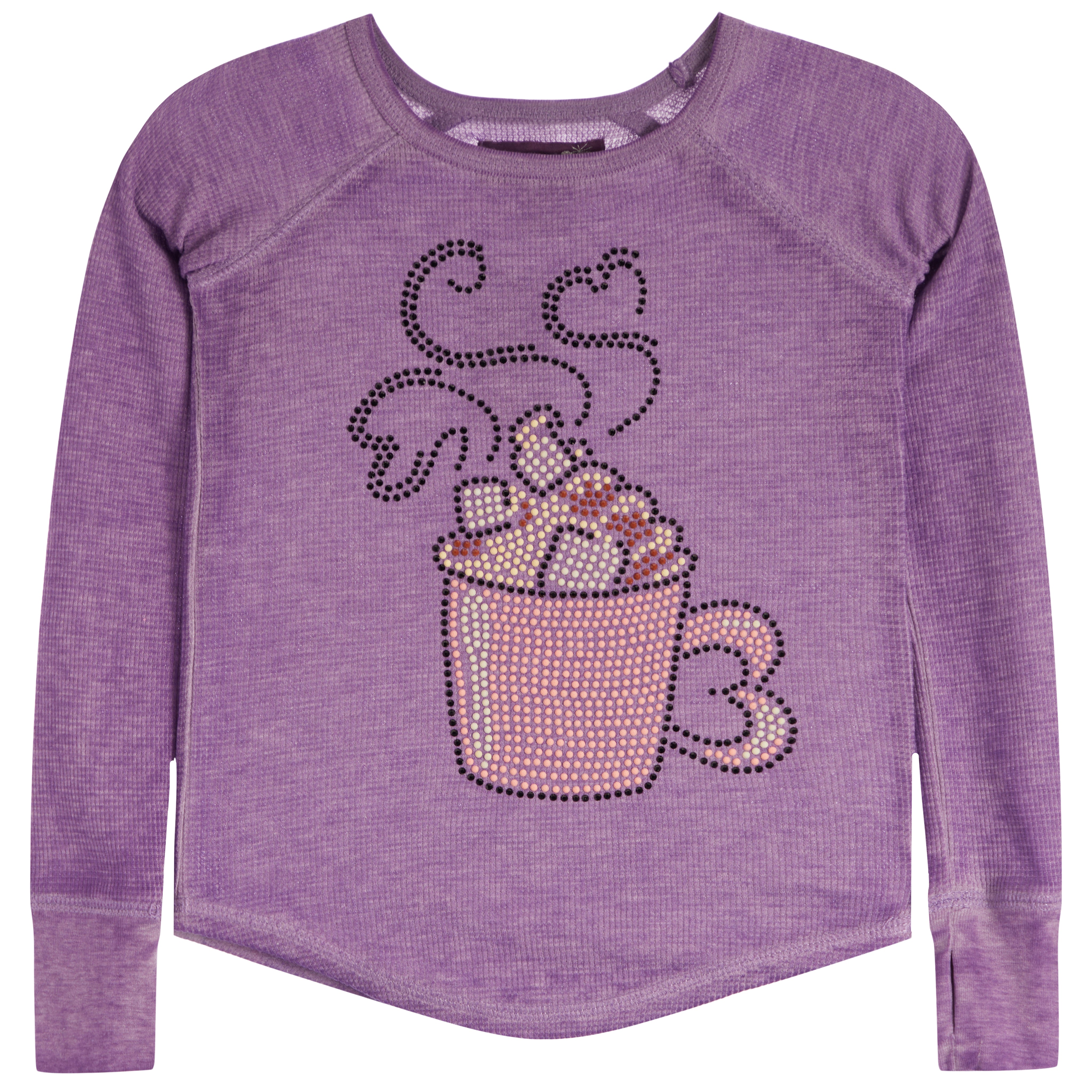 Rhinestone Hot Cocoa Long Sleeve Thermal - Denny's