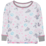 4pc Cotton Peace & Dogs PJs - Denny's