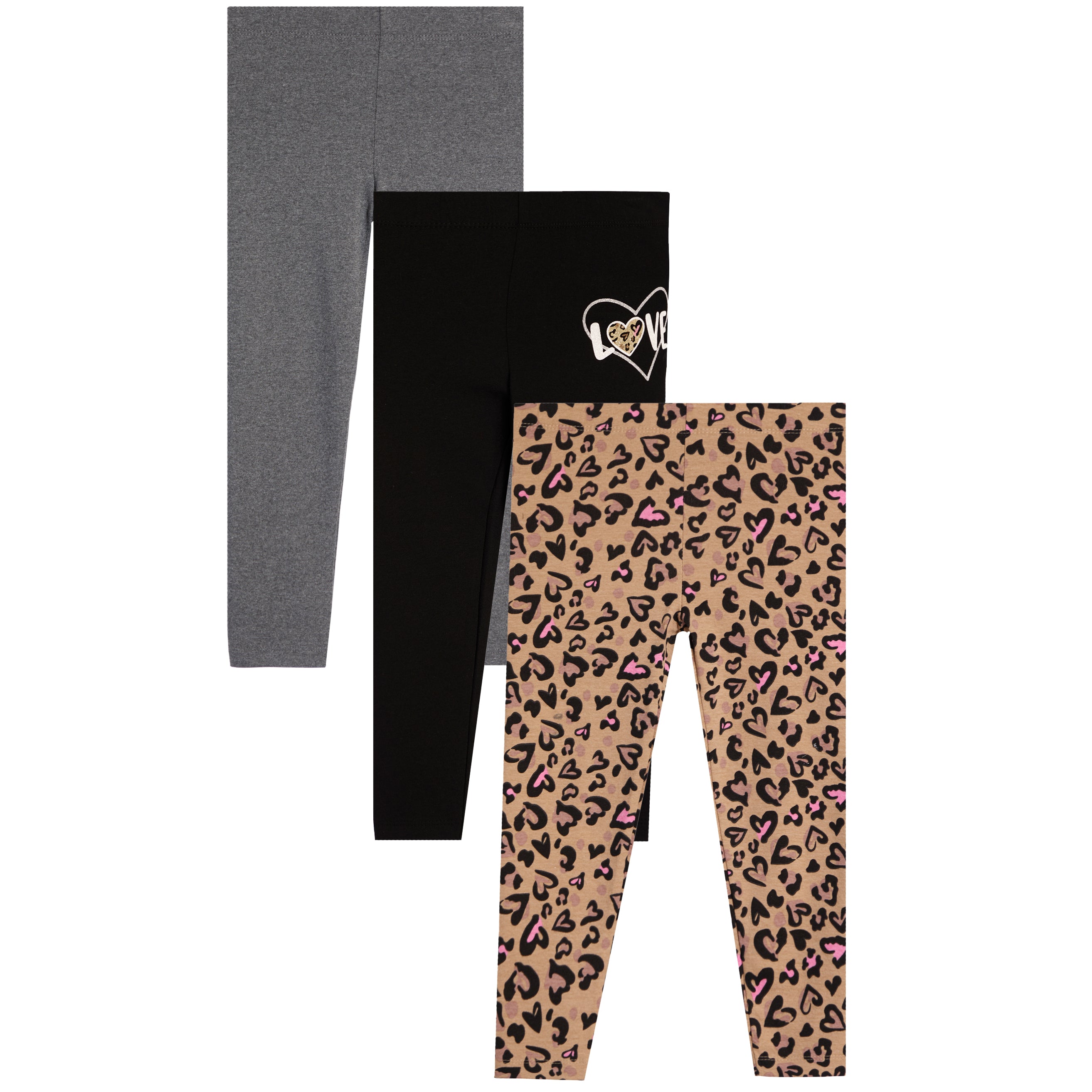 3pk Leopard Legging - Denny's