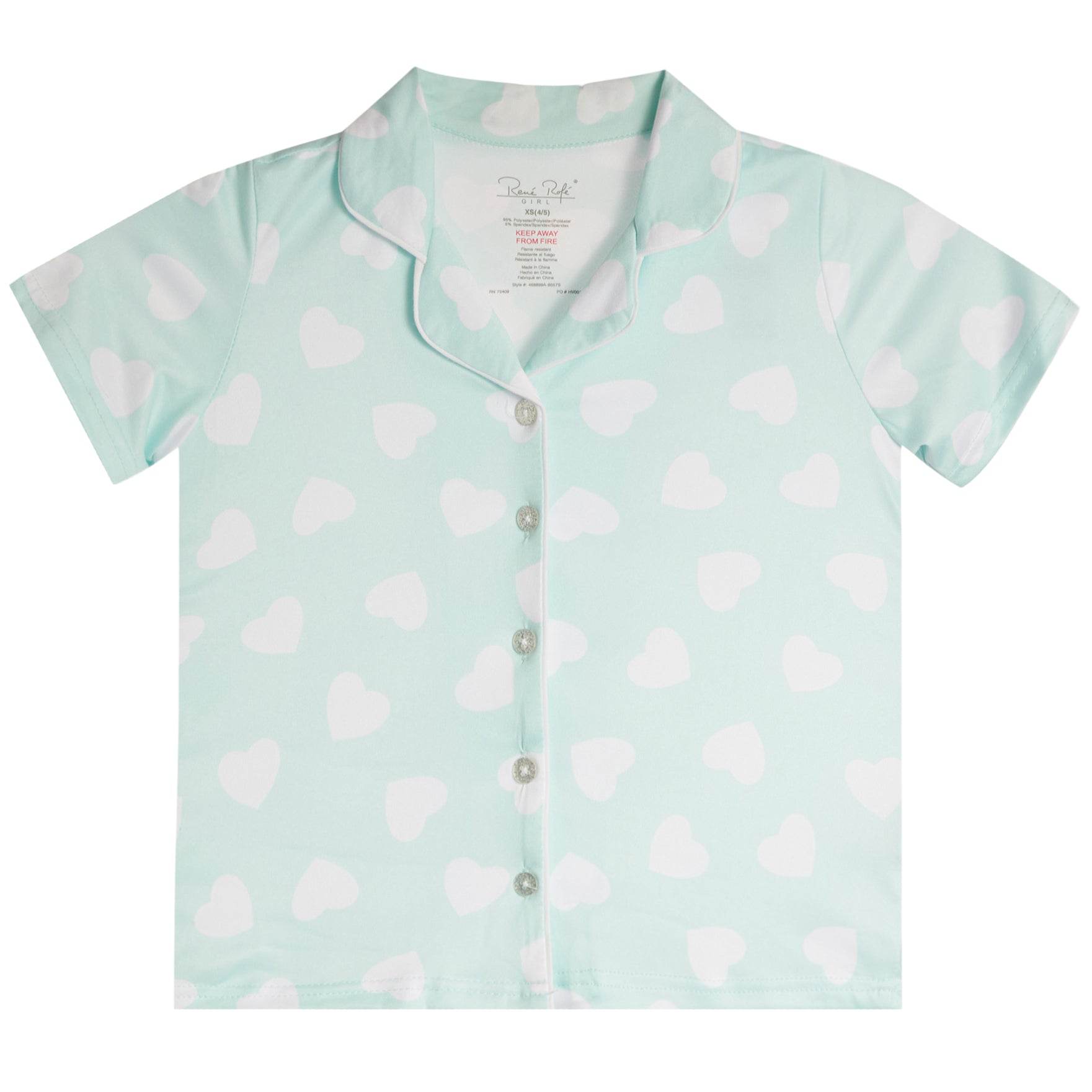 2pc Hearts Short Set - Denny's