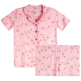2pc Morning Glory Cherries Short Set - Denny's