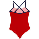 1pc Banded With Contrast Trim