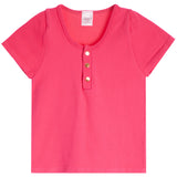 Cap Sleeve Henley - Denny's